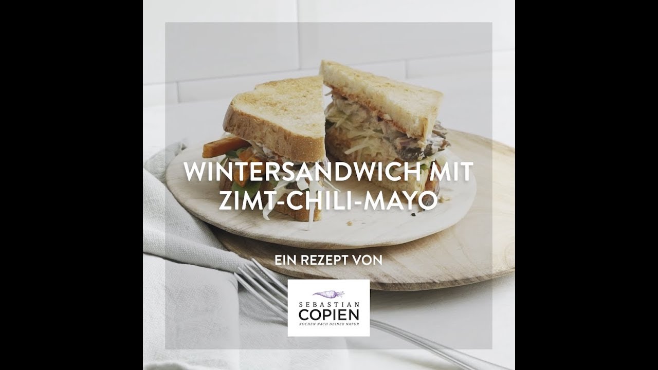 Wintersandwich mit Chilli-Zimt Mayo aus DIE VEGANE KOCHSCHULE
