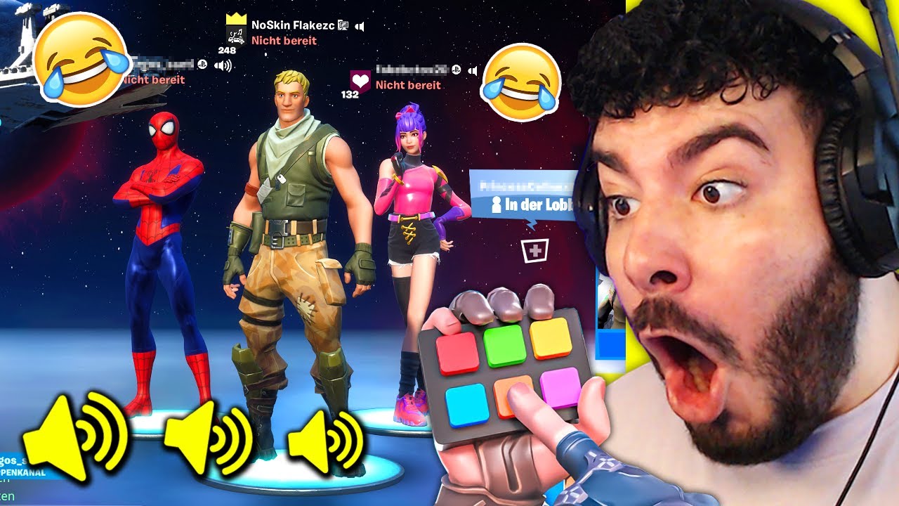 Ich PRANKE kleinen JUNGEN mit SOUNDBOARD als Renegade Raider ... Fortnite