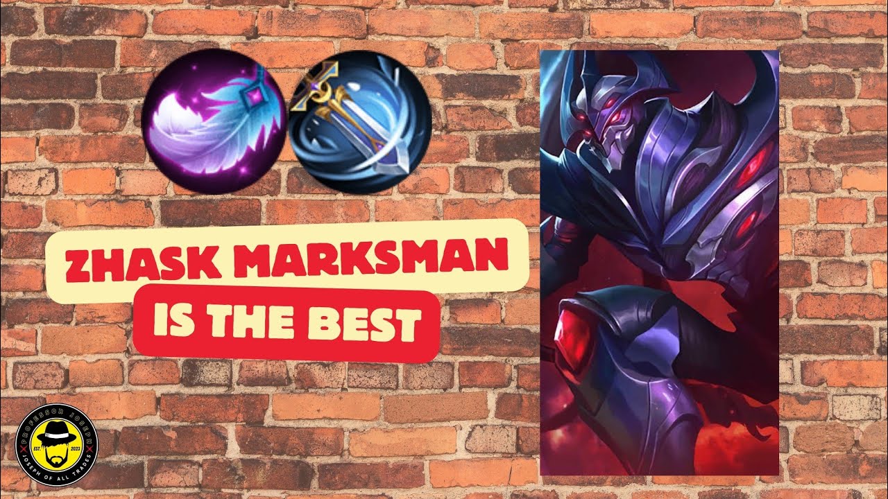 Zhask Marksman is better than Chang'e Marksman meta in Mobile Legends MLBB