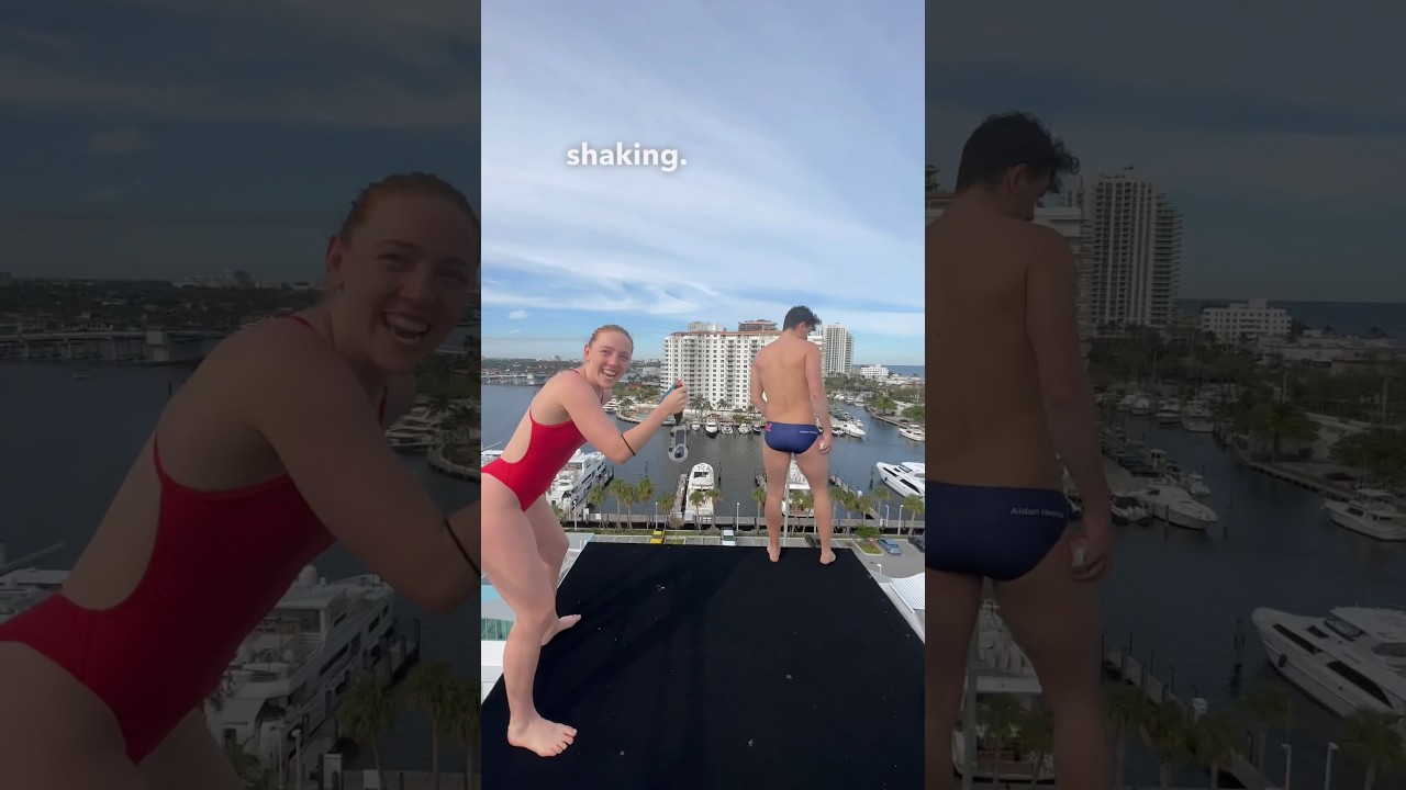 #BRAVEMAS DAY 7 🎥😳 Dropping a camera beside an 8 story high dive! #bravegang