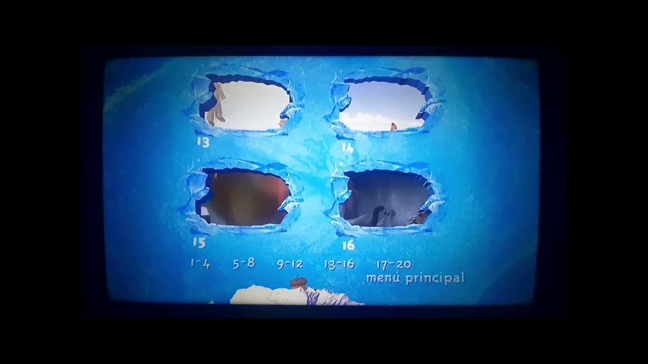 La Era Del Hielo (Ice Age) DVD Menu (2002)