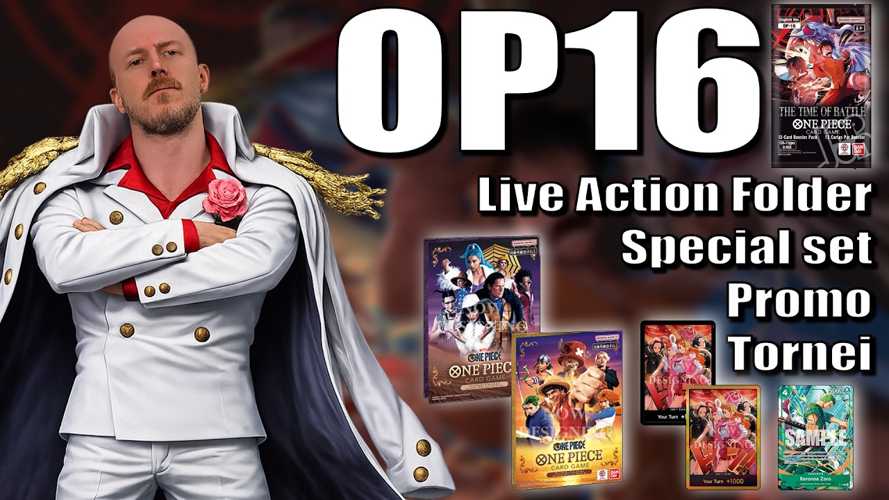 NEWS: OP16 The time of Battle, Folder, special set e tornei