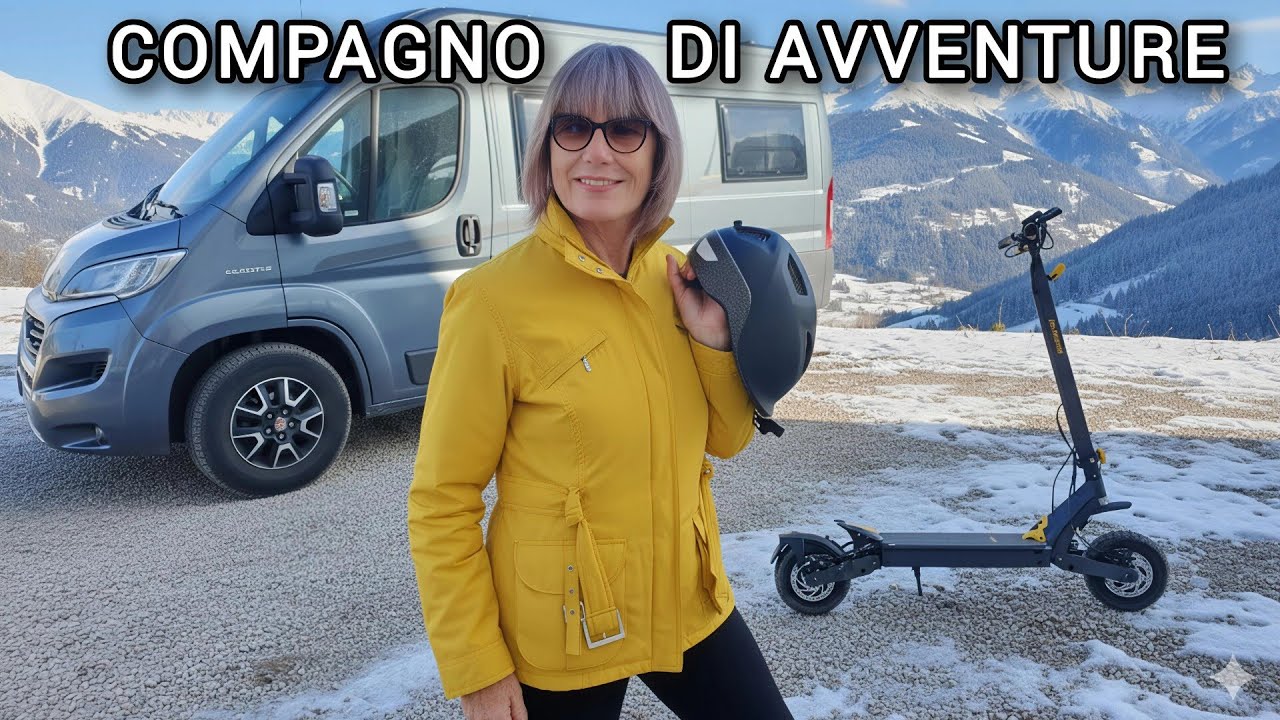 Monopattino in camper. SÌ o NO? Proviamo AUSOM L1. 