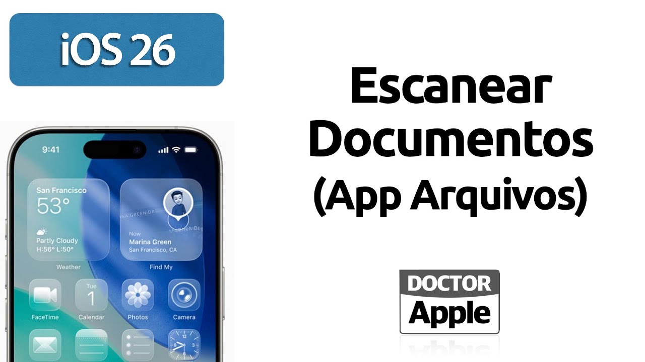 Curso iPhone - Escanear Documentos pelo App Arquivos