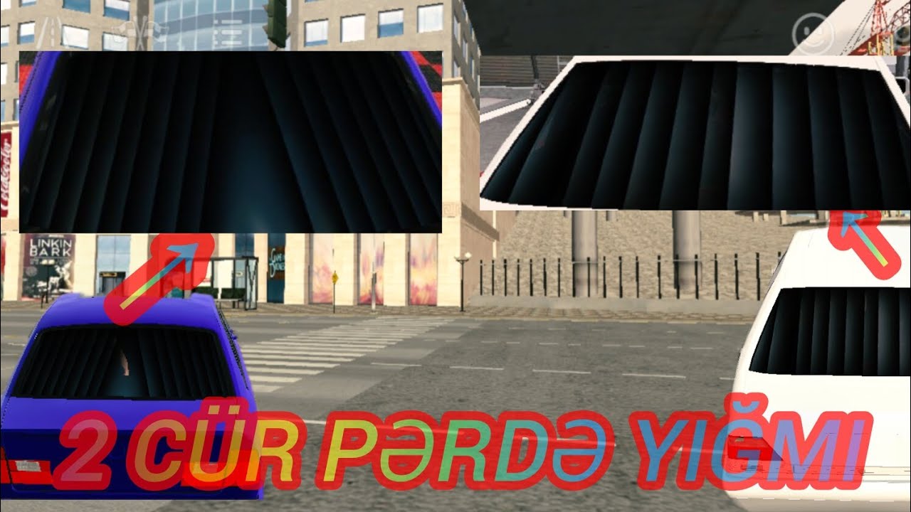 CAR PARNİGİN 2Cür pərdə yığmı 👍