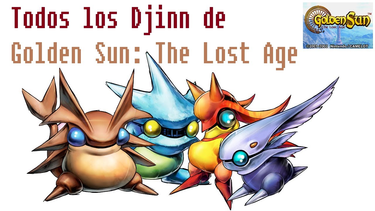 Todos los Djinn de Golden Sun: The Lost Age