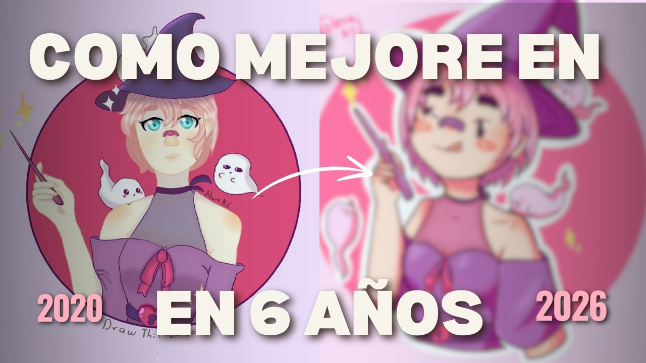 Cómo encontré mi estilo de dibujo 🎨✨ | Redibujando dibujos antiguos del 2020