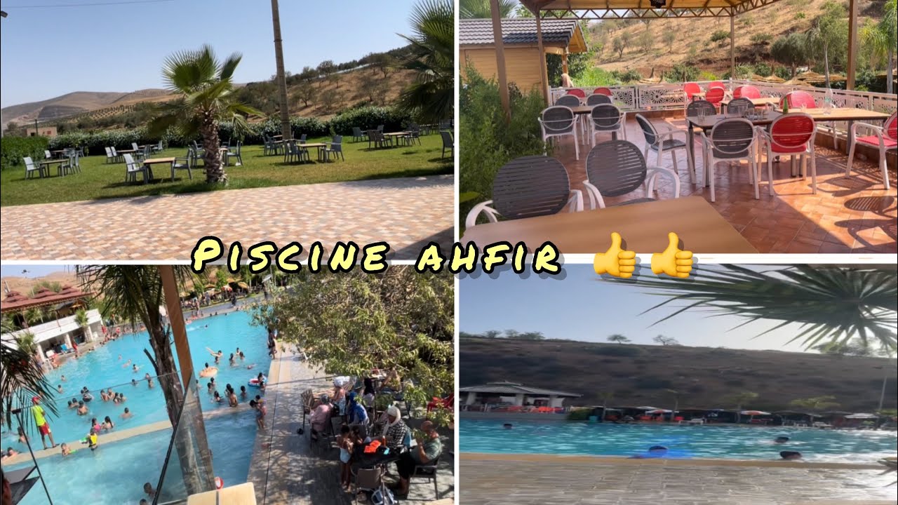 Piscine restaurant entourés d’un magnifique paysage dans la ville de AHFIR🌺🌺