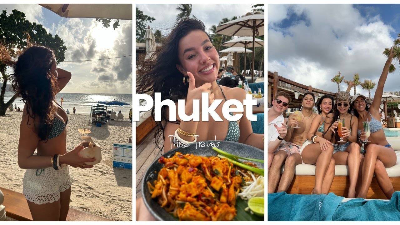 Thirza Travels: 24 Hours in Phuket | Thailand Travel Vlog 🏝️🥭🍚