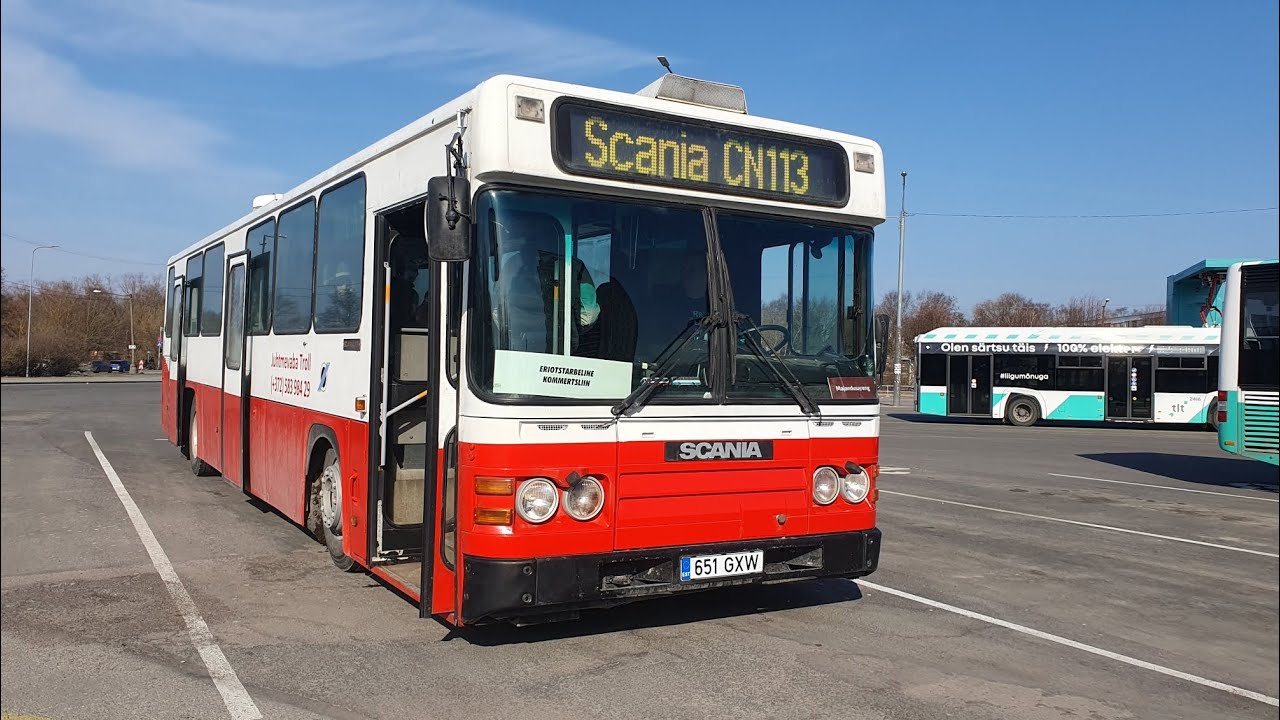 Viimane sõit Scania CN113 bussiga последняя поездка на автобусе Scania CN113 @skoda15tr65 