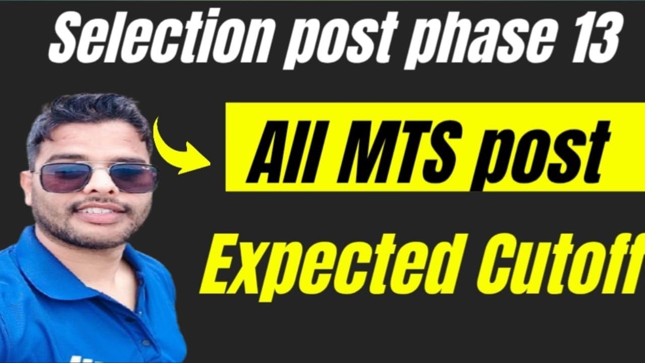 SSC selection post phase 13 All MTS post expected cutoff #ssc #phase13 phas