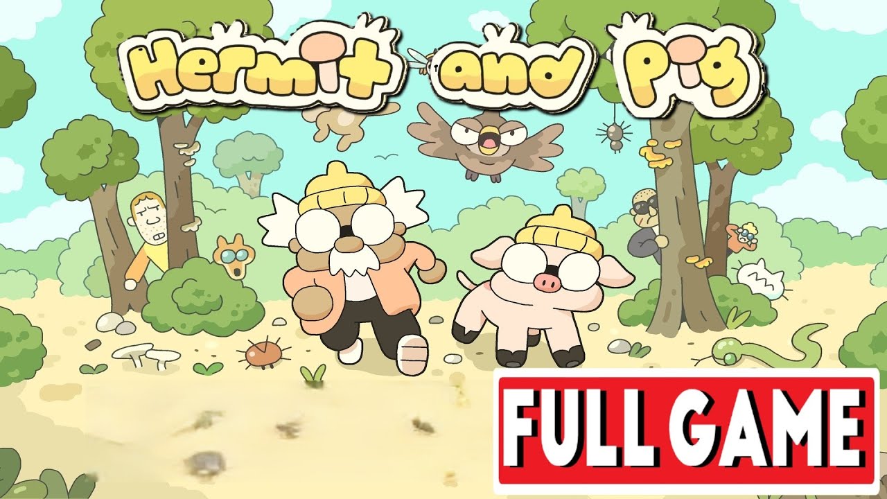 HERMIT AND PIG Gameplay Walkthrough FULL GAME  [NO COMMENTARY]