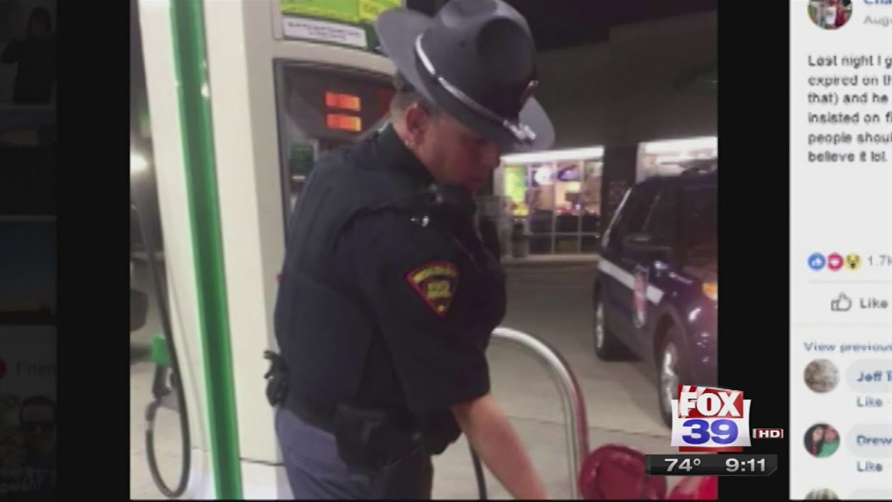 Wisconsin State Trooper's good deed goes viral on social media