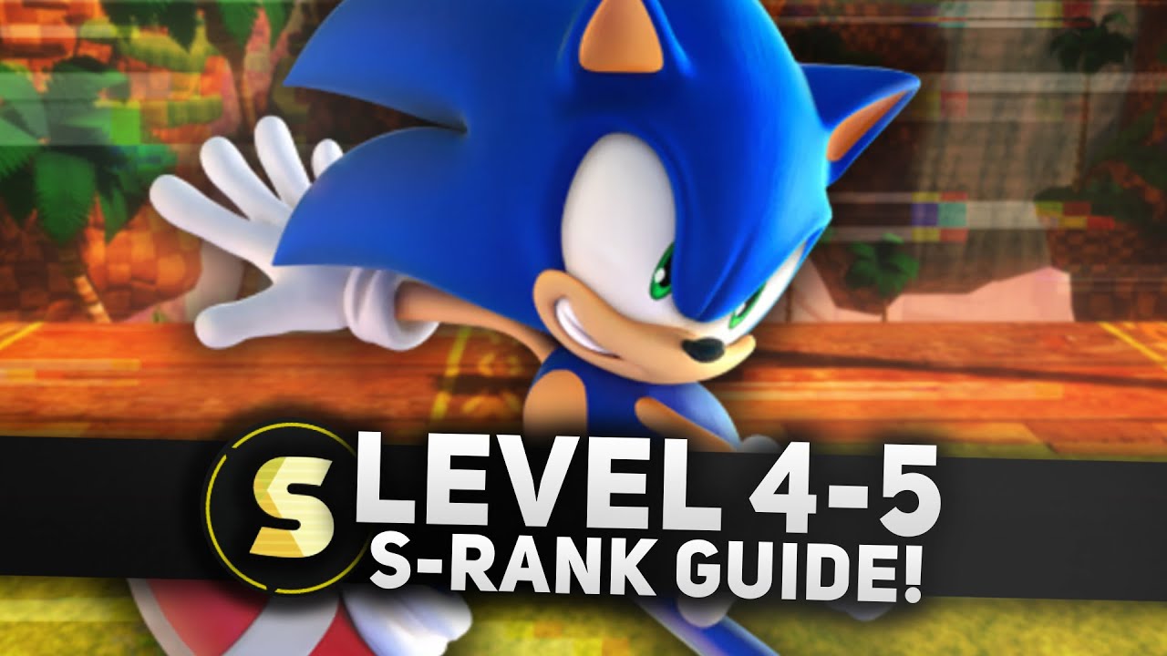 Sonic Frontiers - Cyberspace Level 4-5 S-Rank Time Guide (4K/60FPS)