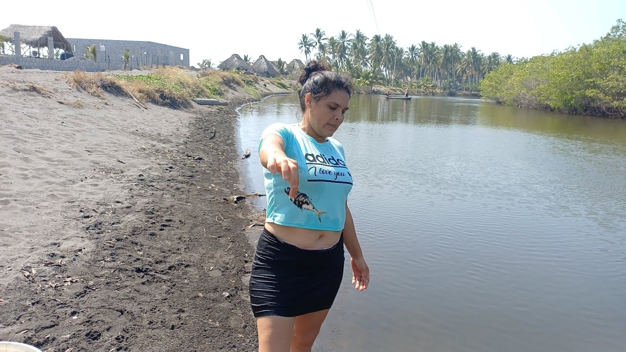 BUENA LA PESCA Y LO MEJOR QUE  ESTA BONITO EL RÍO 🐠🐠🐟🐟