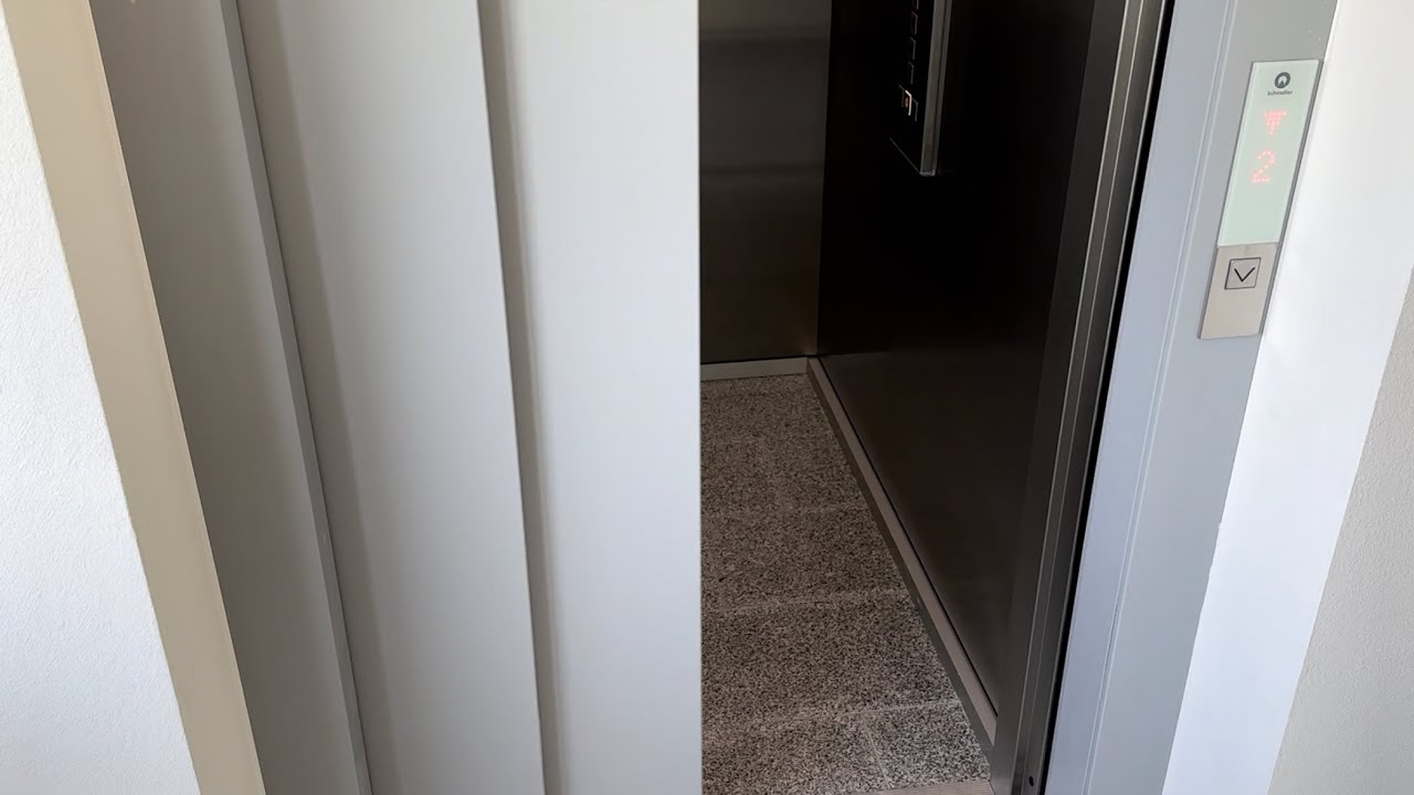 Brand new 2023 Schindler 3000 Elevator at residential building, Stuttgart-Steckfeld