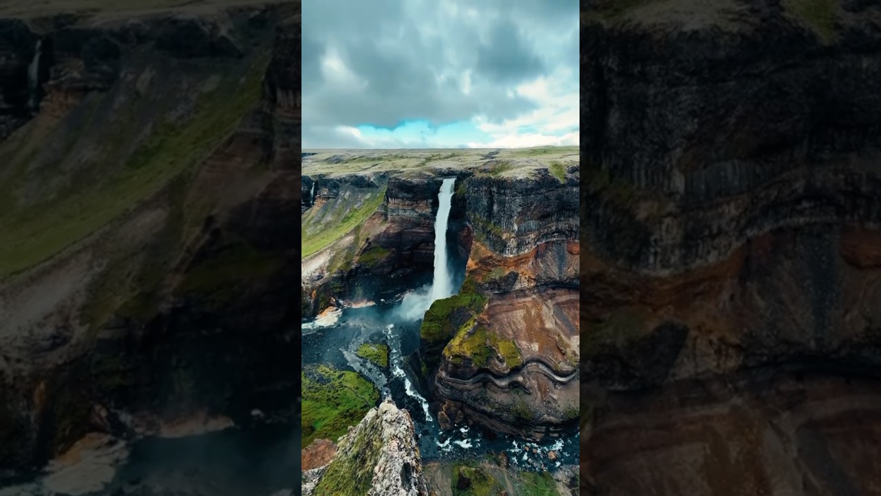 waterfall and soothing music for meditation,relaxation 