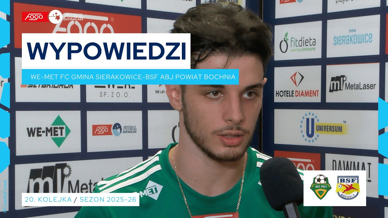 We-Met Futsal Club Gmina Sierakowice - BSF ABJ Powiat Bochnia 5:1 WYPOWIEDZI 20. kolejka (2025/26)