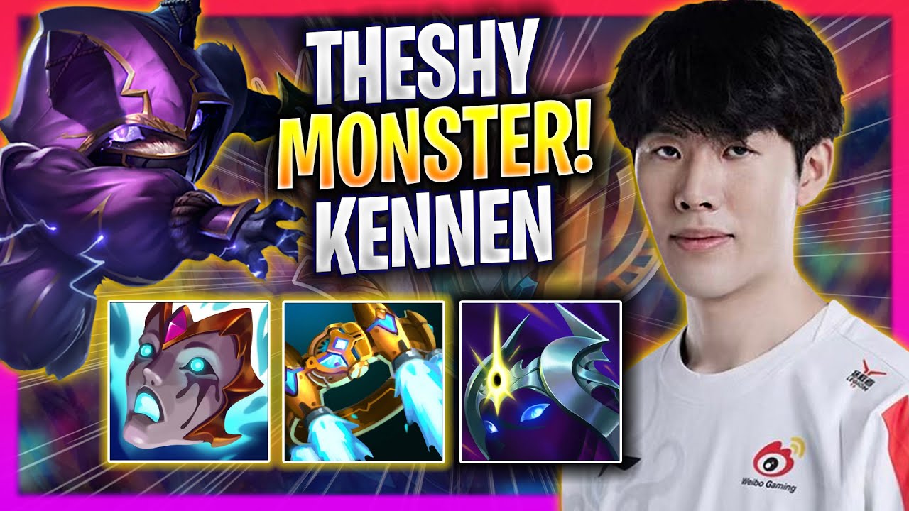 THESHY IS A MONSTER WITH KENNEN! - TheShy Plays Kennen TOP vs Rumble! | Season 2024