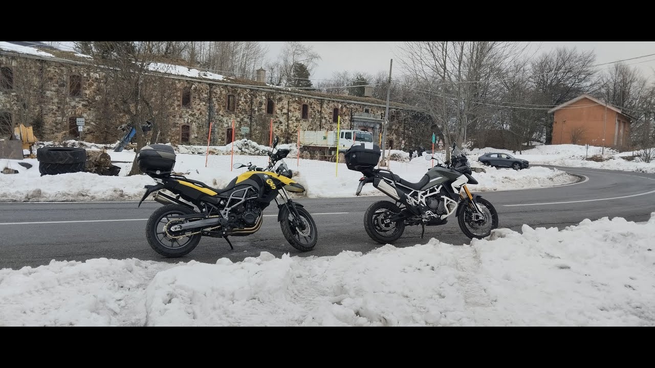 motofotovideogiretto al  colle del Melogno