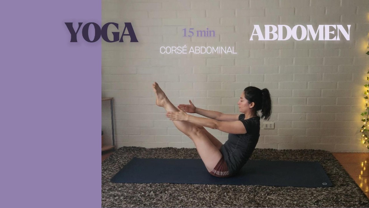 Clase de 15 minutos para corsé abdominal - Yoga #yoga #amorpropio #abdomen #fuerza