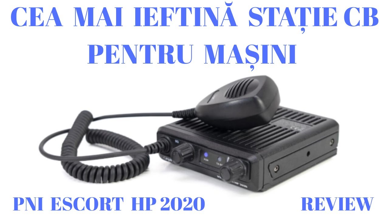 Cea mai ieftină Stație radio CB-PNI Escort HP2020 review