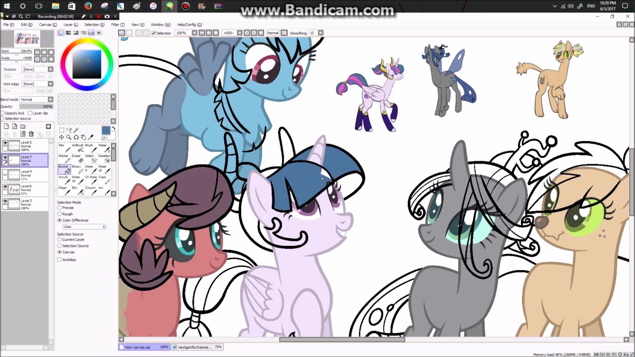 next gen art trade with chainsaw heart speedpaint