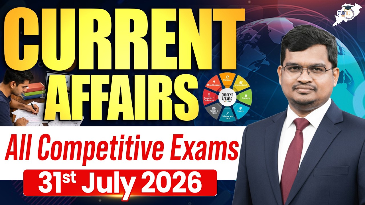 31st July 2026 Daily Current Affairs + Static GK | For All OPSC Exams 2026 | By Jatadhari Sir