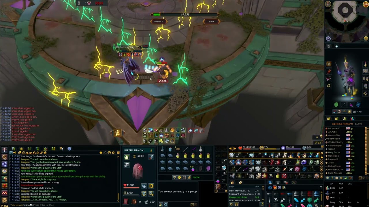 RuneScape 3 - AFK(ish) Kerapac HM - "I'll tear right through you"