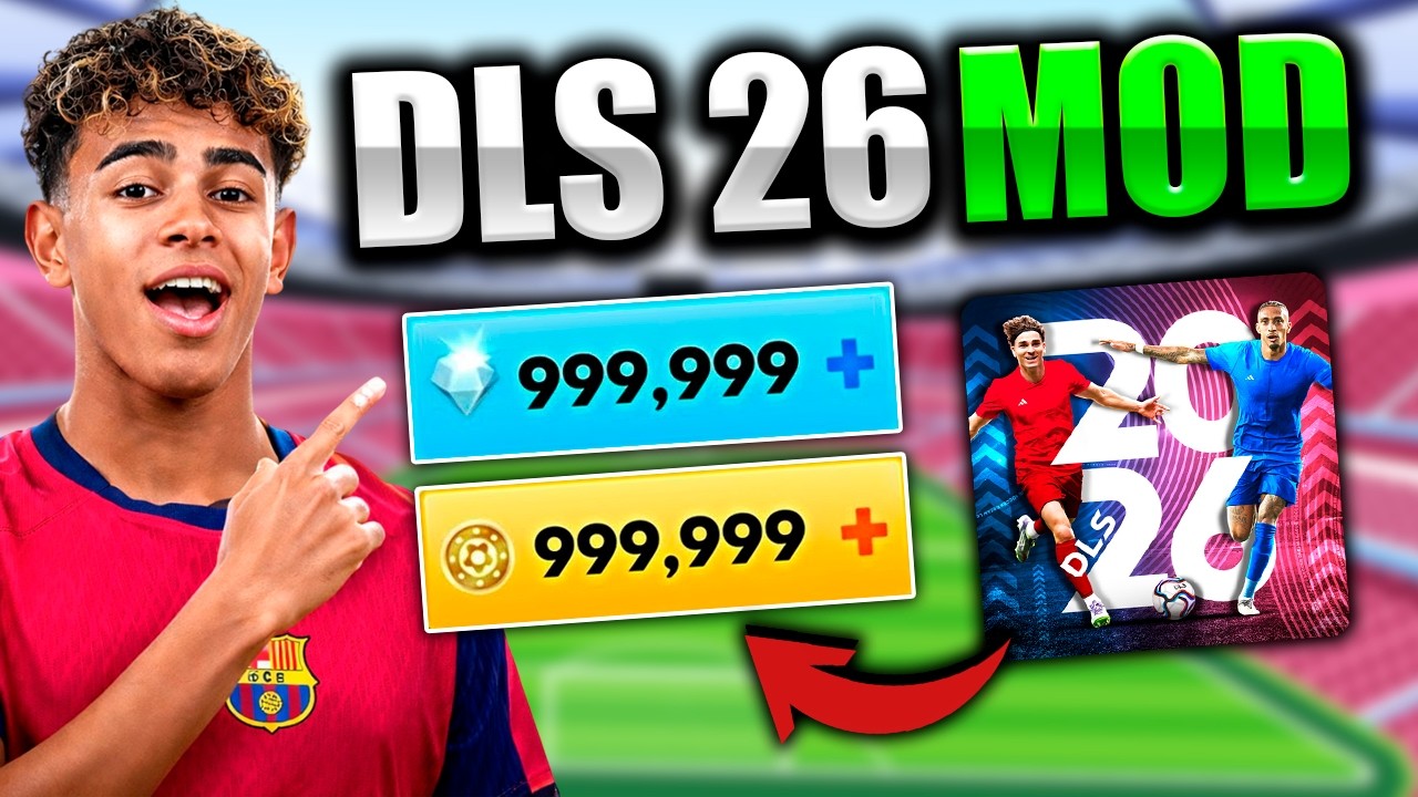 ⚽ DLS 26 HACK/MOD ✅ DIAMANTES+MONEDAS INFINITAS en Dream League Soccer 2026 *APK MENU* (Android/iOS)