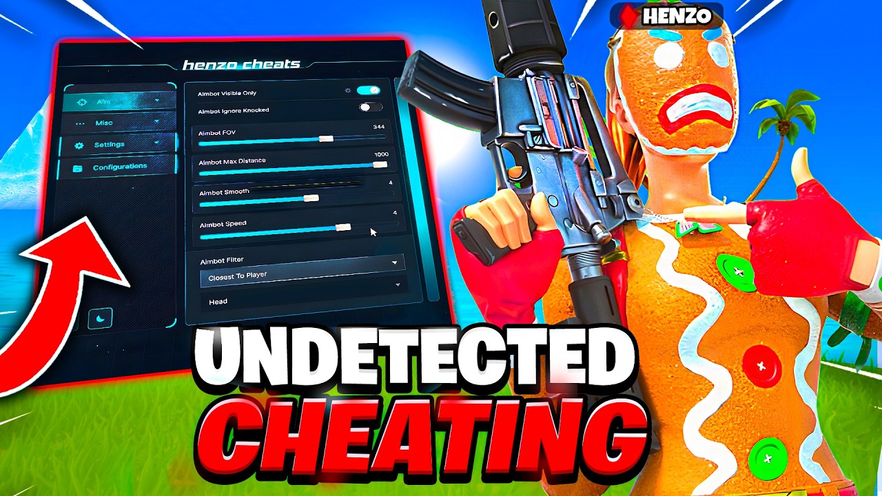Trying Fortnite Cheats For 7 Days Undetected...