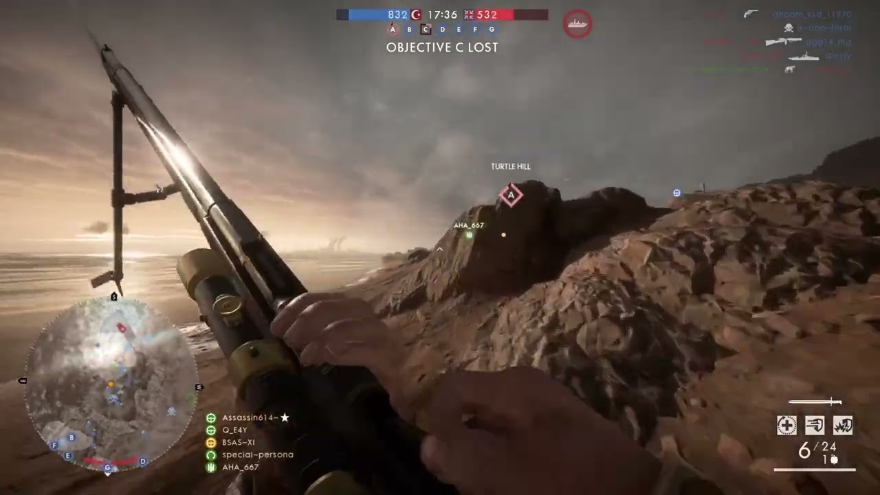 Battlefield 1 aggressive sniper