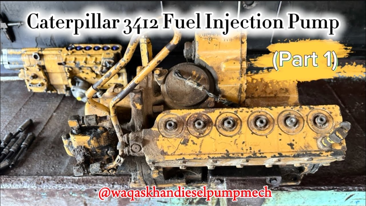 Caterpillar 3412 Fuel Injection Pump Service (Part 1)