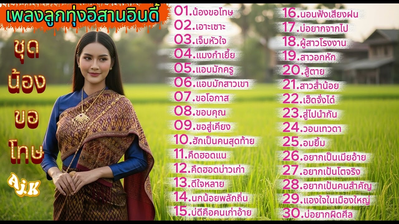 เพลงลูกทุ่งหมอลำเพื่อชีวิต ชุดน้องขอโทษ