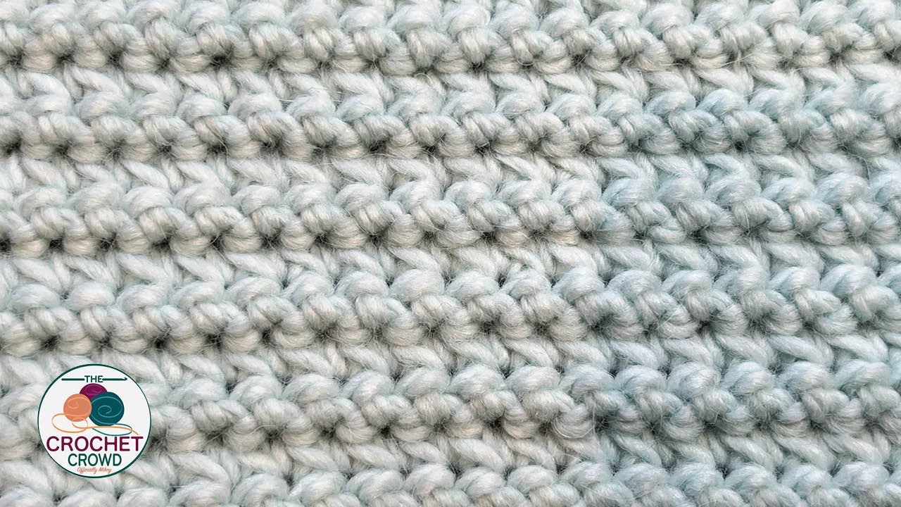 Left Hand: How to Base Linked Single Crochet Stitch