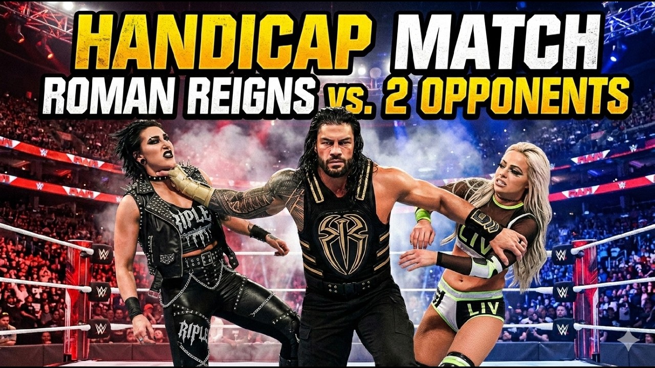 WWE Fans Are Going CRAZY For Roman Reigns Handicap Match #wwe #wrestling #wwe2k25