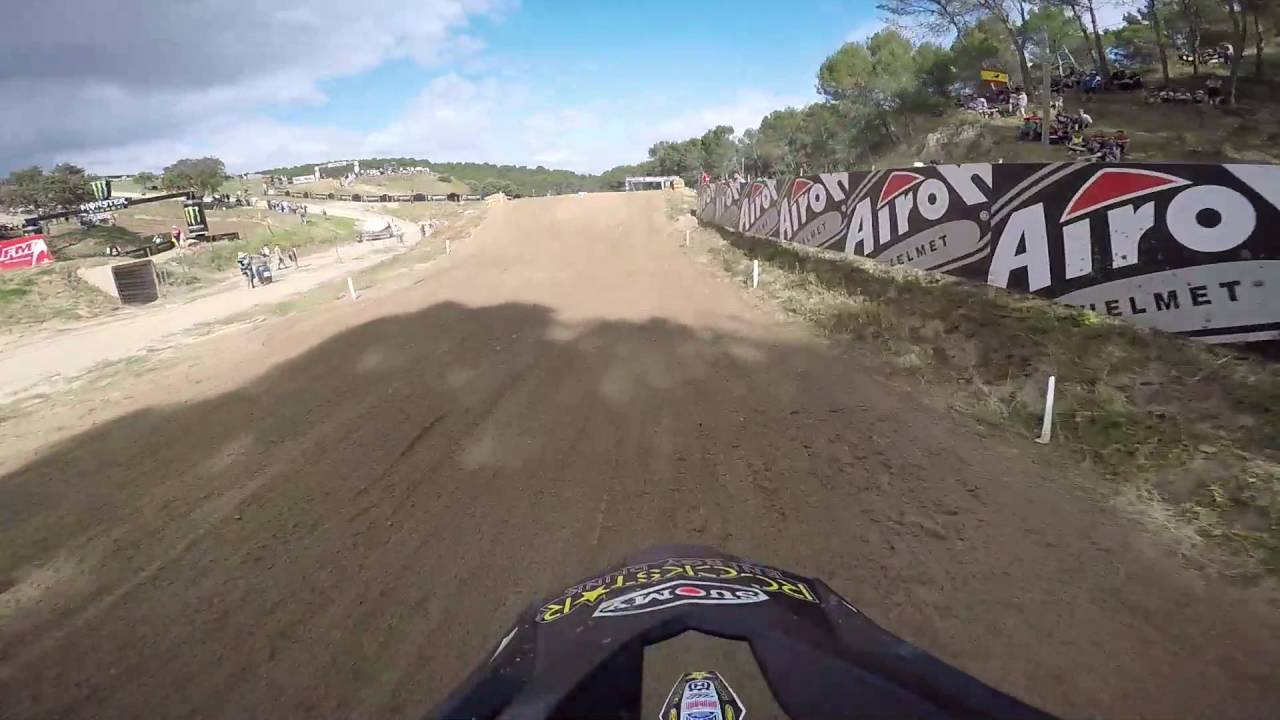 GoPro Lap Of Talavera De La Reina with Conrad Mewse MXGP of Spain 2016 - motocross