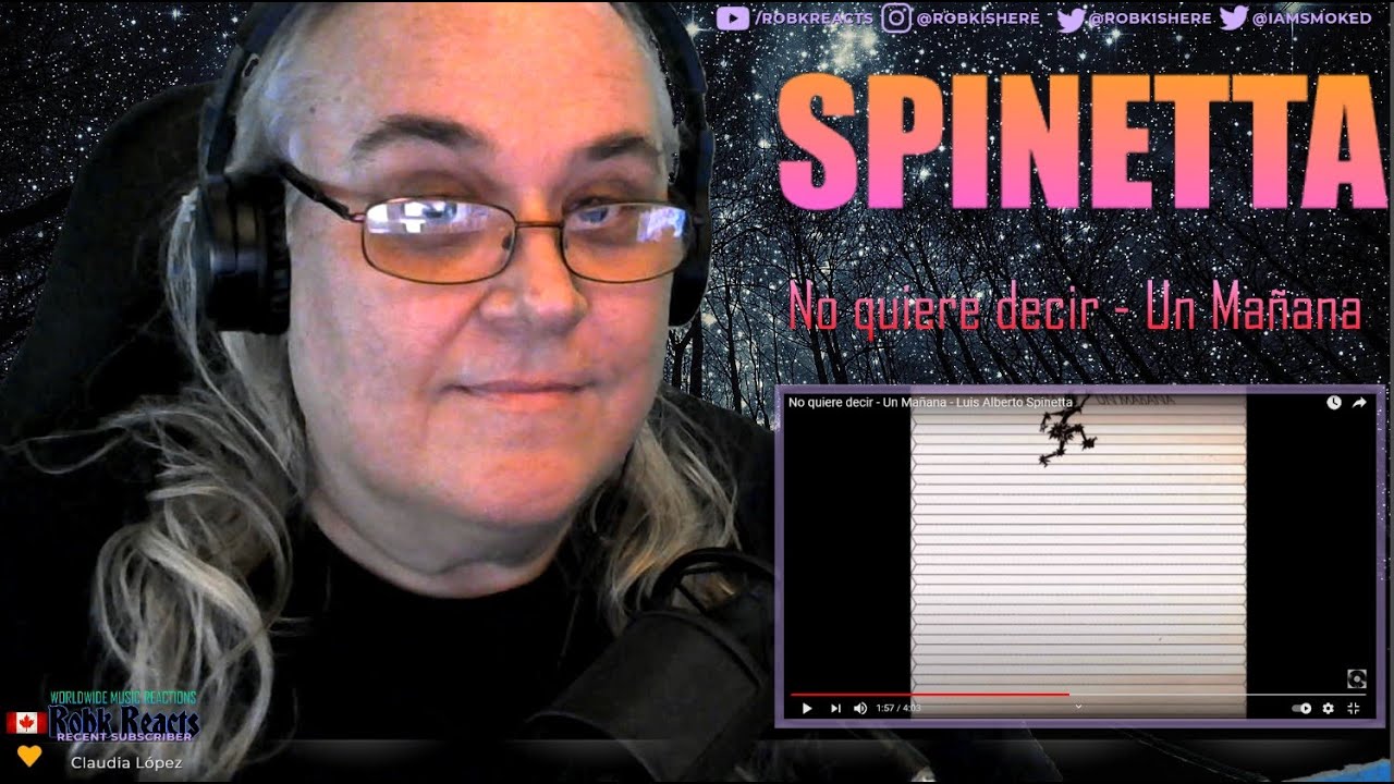 Luis Alberto Spinetta Reaction - No quiere decir Un Mañana - Requested
