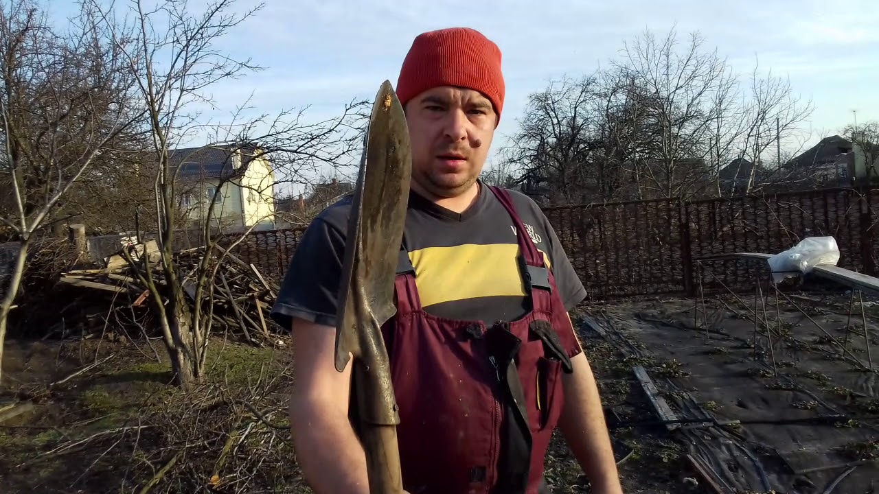 Лучшая лопата  которой я пользовался,лопата из рельсовойстали