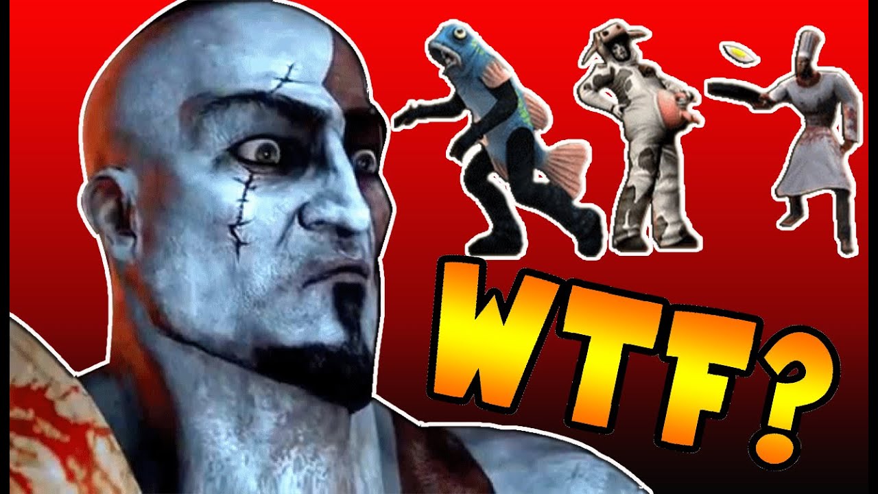 TOP 10 TRAJES/VERSIONES BIZARRAS DE KRATOS - MaxiLunaPMY