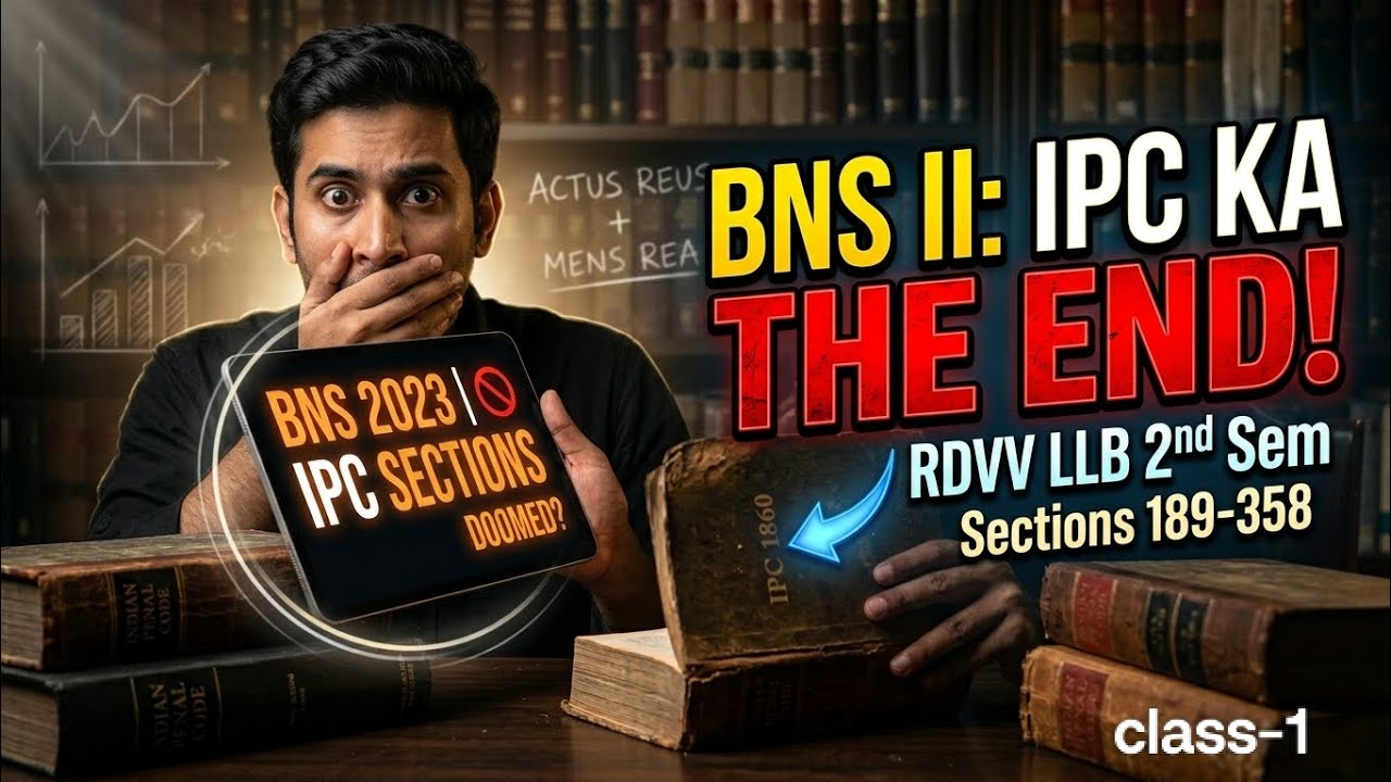 BNS-II Full Introduction: Sections 189-358 | LLB 2nd Semester Paper-3 | New Syllabus 2026