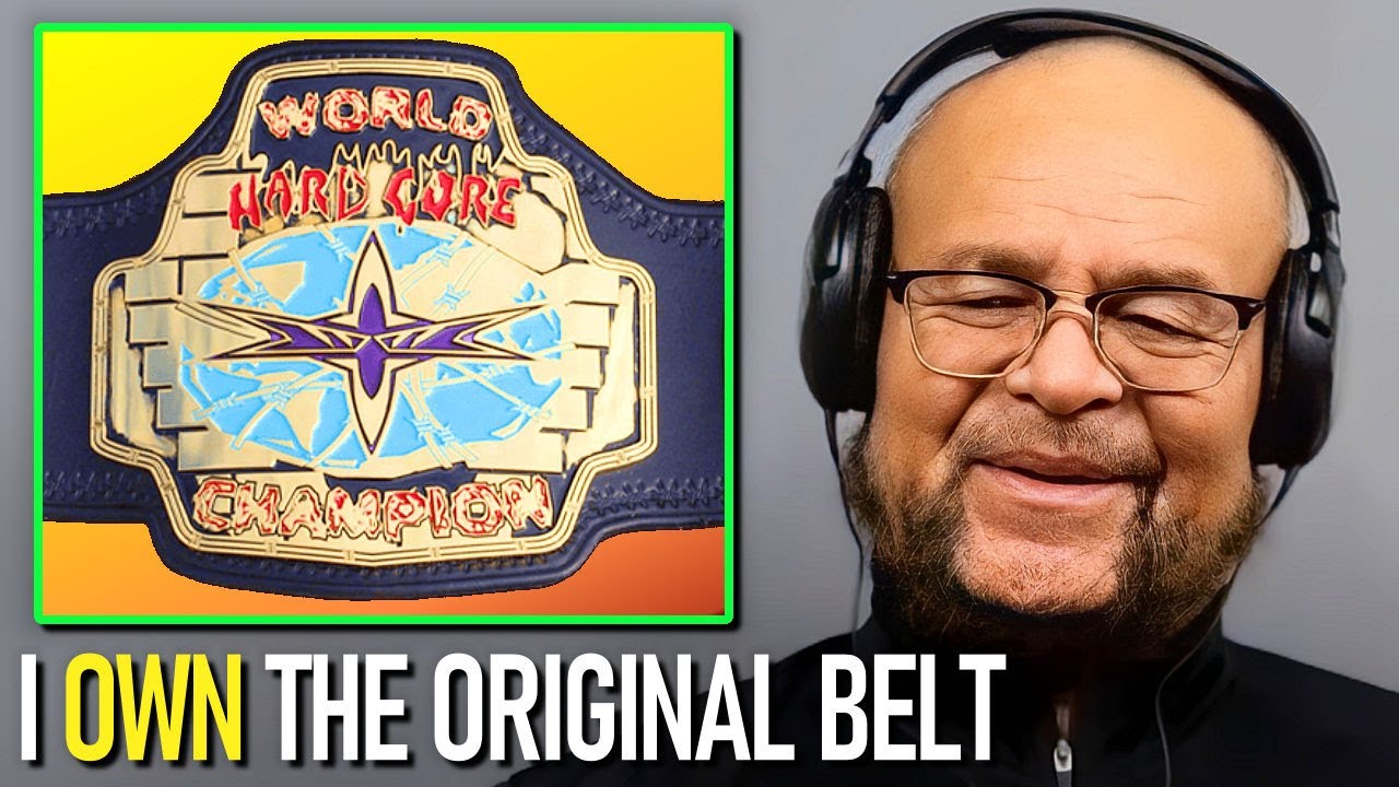 Barbarian Has the Original WCW Hardcore Title!