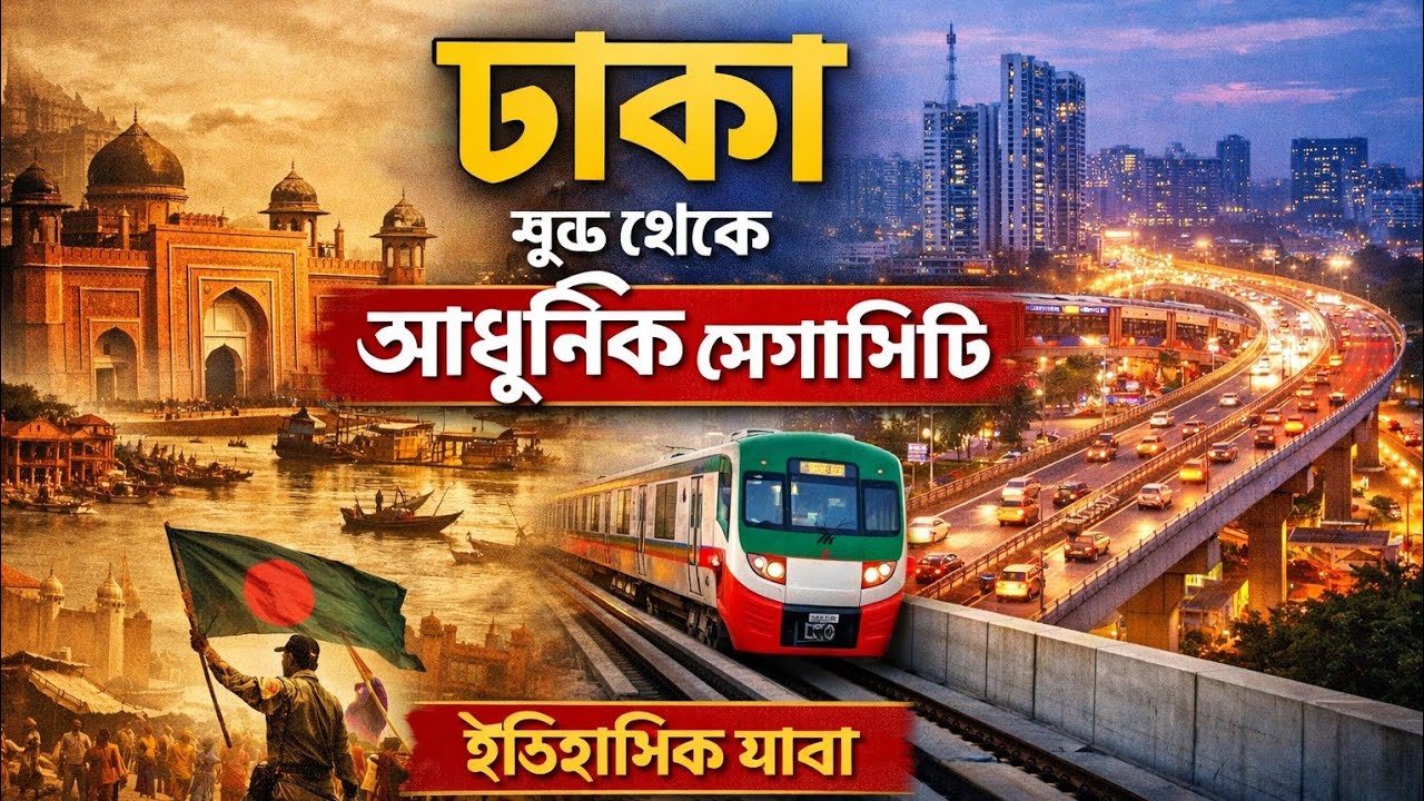 ঢাকা শহরের অজানা ইতিহাস | শুরু থেকে আধুনিক মেগাসিটি ঢাকা | Bangla Info Lab