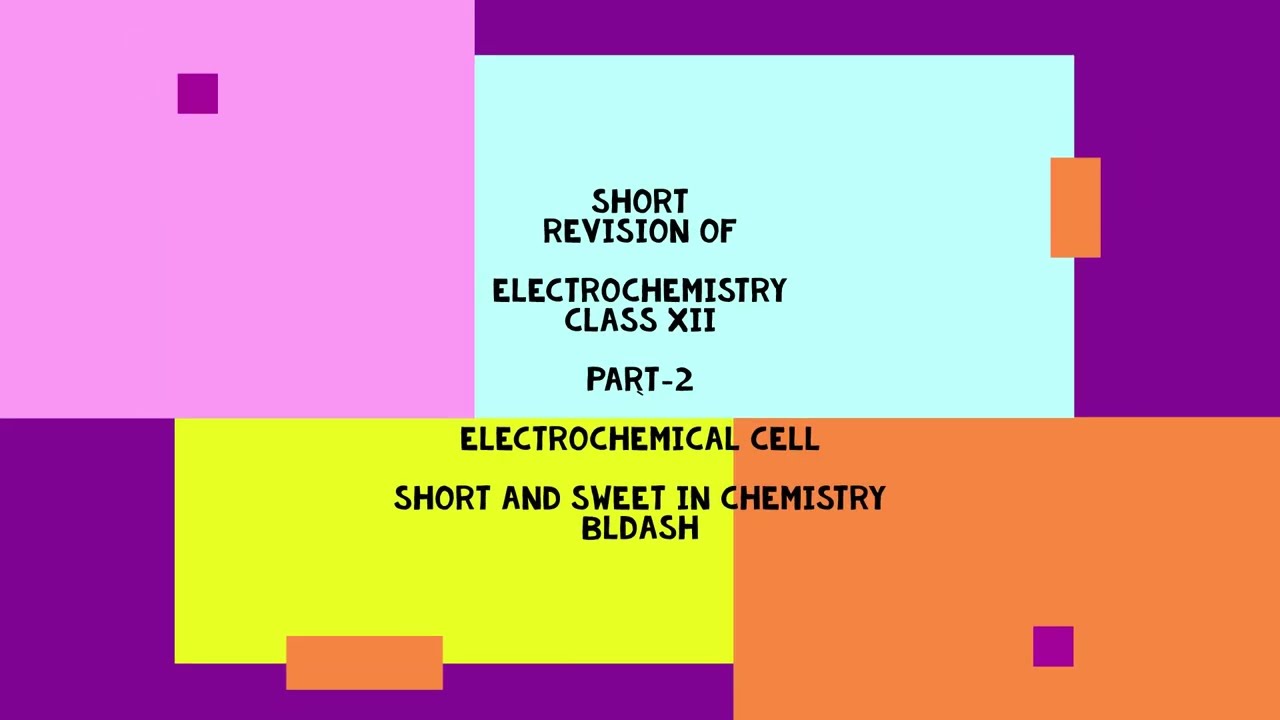 RELATED TO CONDUCTANCE IN ELECTROCHEMISTRY.SHORT  REVISION.PART 12   . CLASS 12.