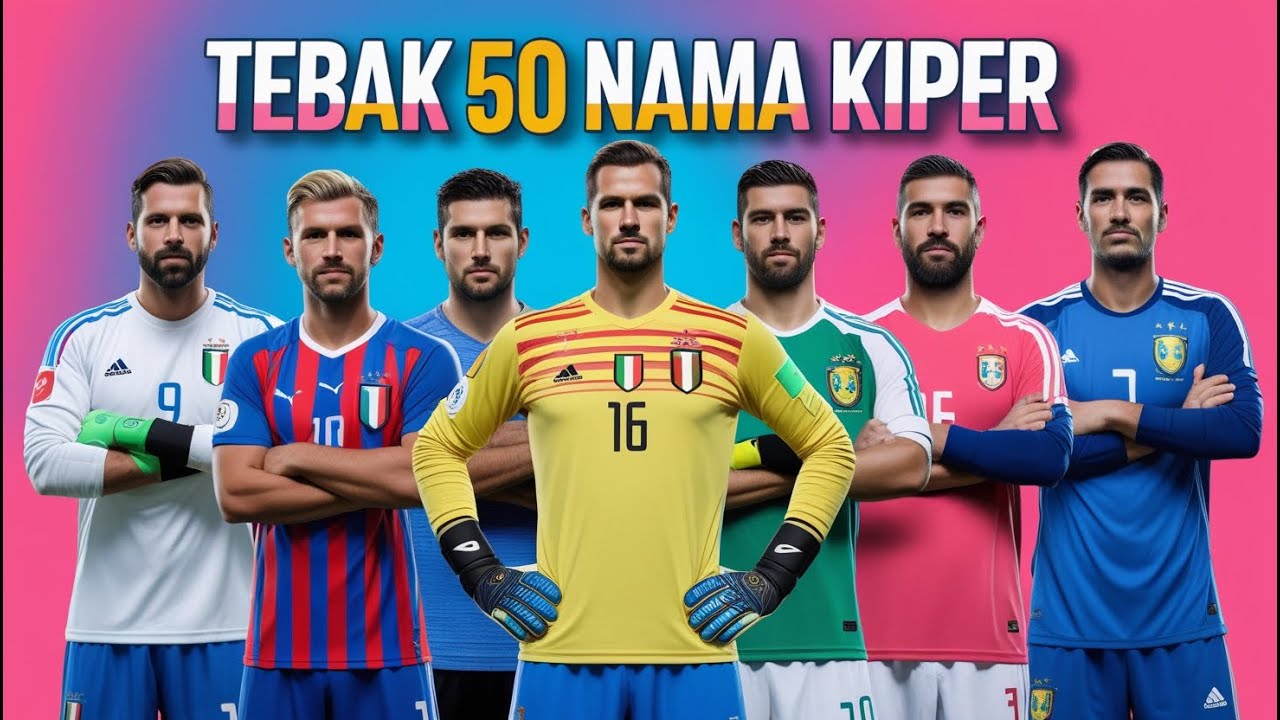 Berani Tebak 50 Nama Kiper Terkenal? Cuma Fans Bola Sejati yang Bisa!