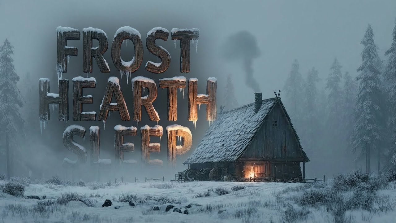 Deep Sleep Medieval Music 🕯️ Frostwood Haven (1 Hour)