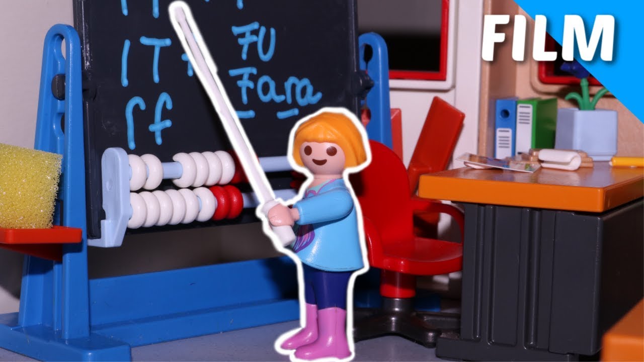 Playmobil Film deutsch Lehrerin Hannah 👩🏼‍🏫Hannah unterrichtet die Klasse Spielzeug