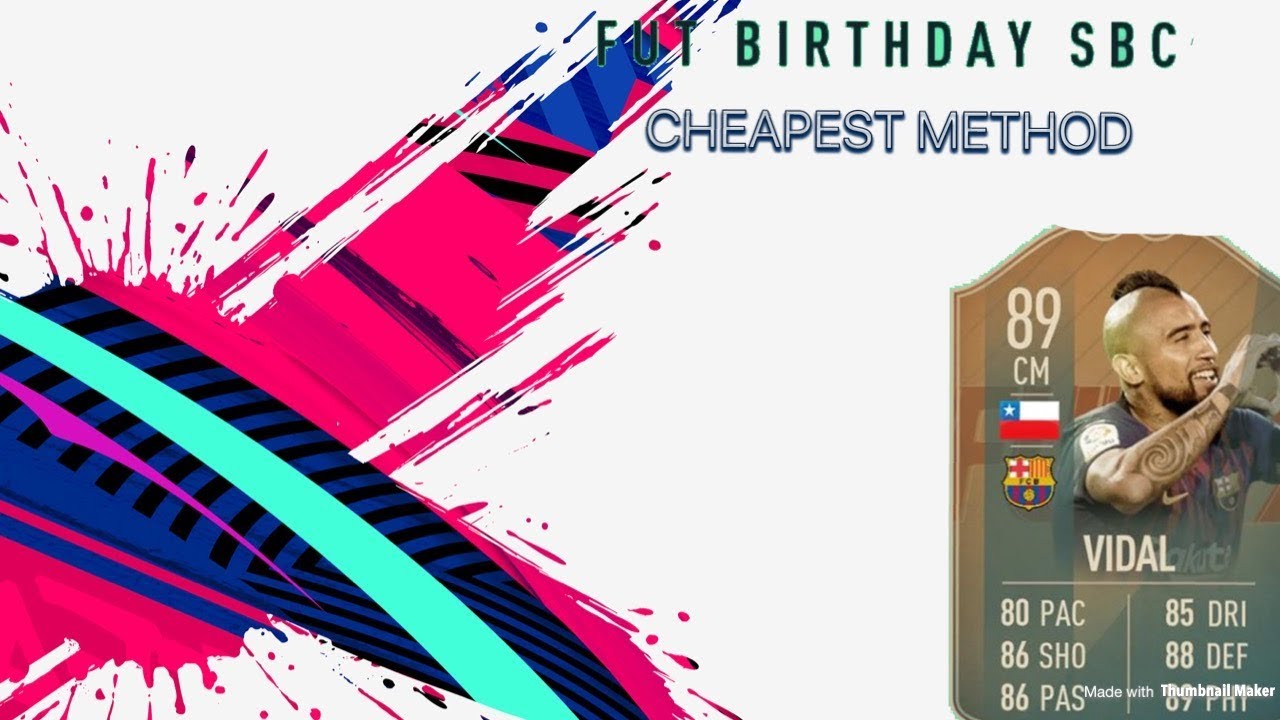 FIFA 19 - FLASHBACK ARTURO VIDAL SBC CHEAPEST METHOD