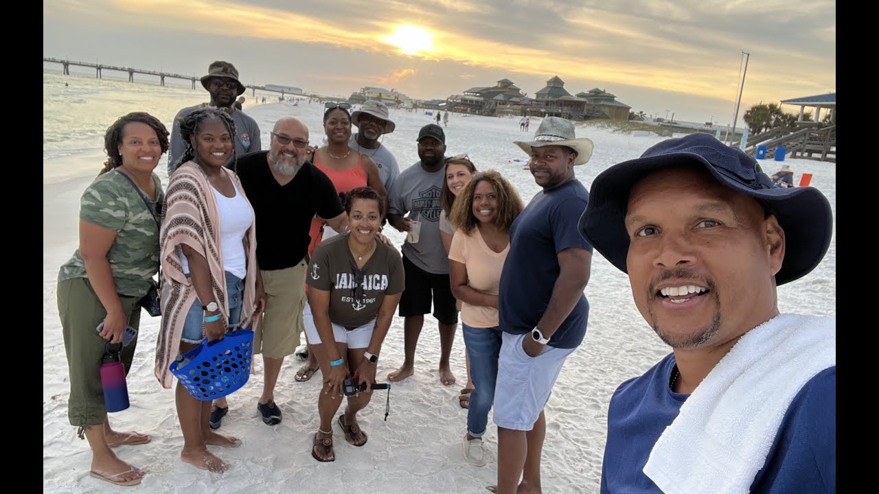 Destin did us right!! #crabisland #beachfun #destinwest RV Resort #rvlife