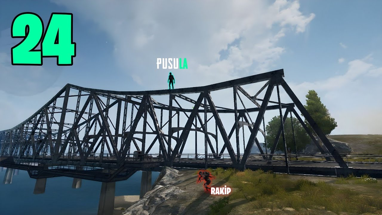 PUBG NEW STATE KÖPRÜ ÜSTÜNE NASIL ÇIKILIR KÖPRÜ PUSUSU how to get on the bridge ? no bug BRİDGE CAMP